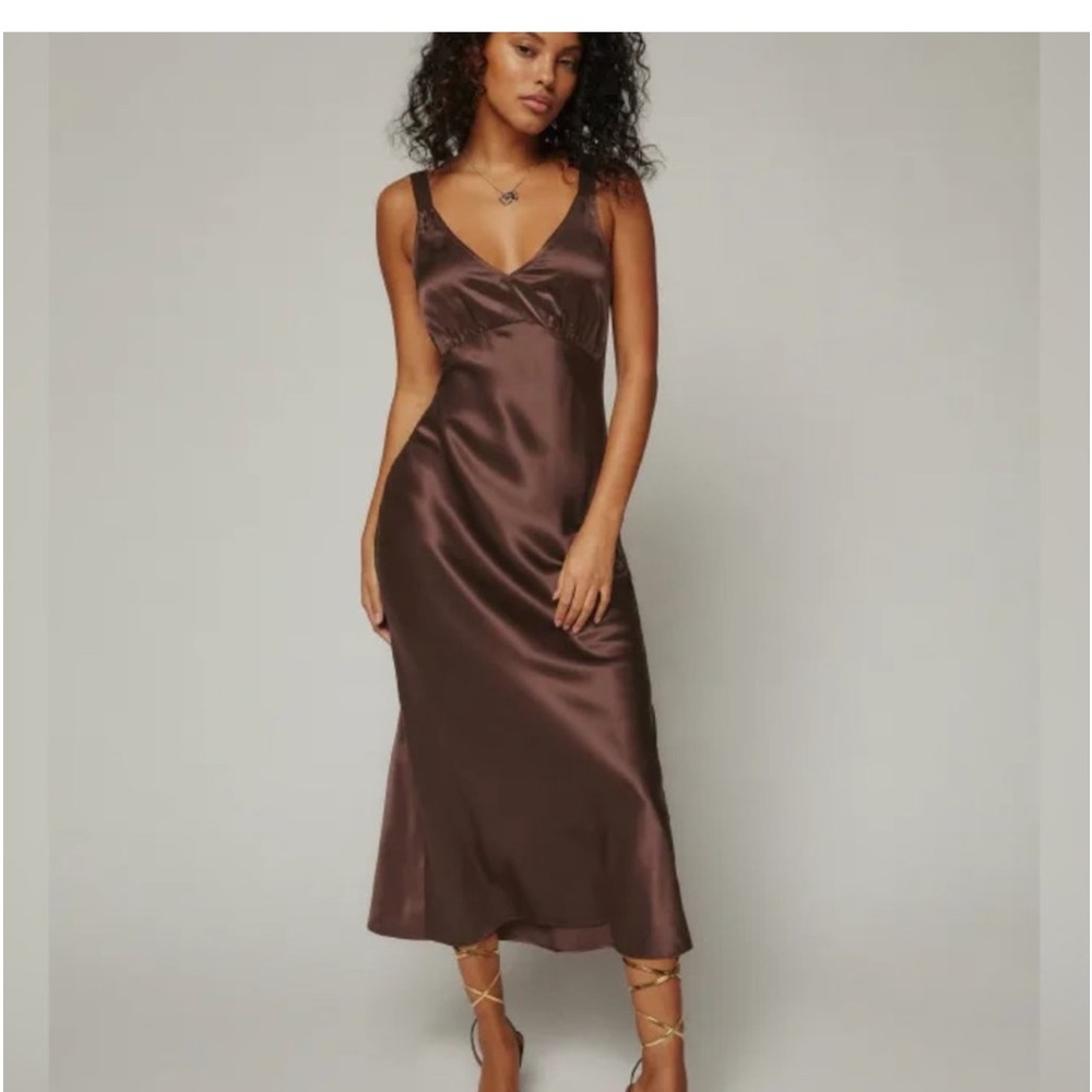 Reformation Daytona Dress - Size medium - brown